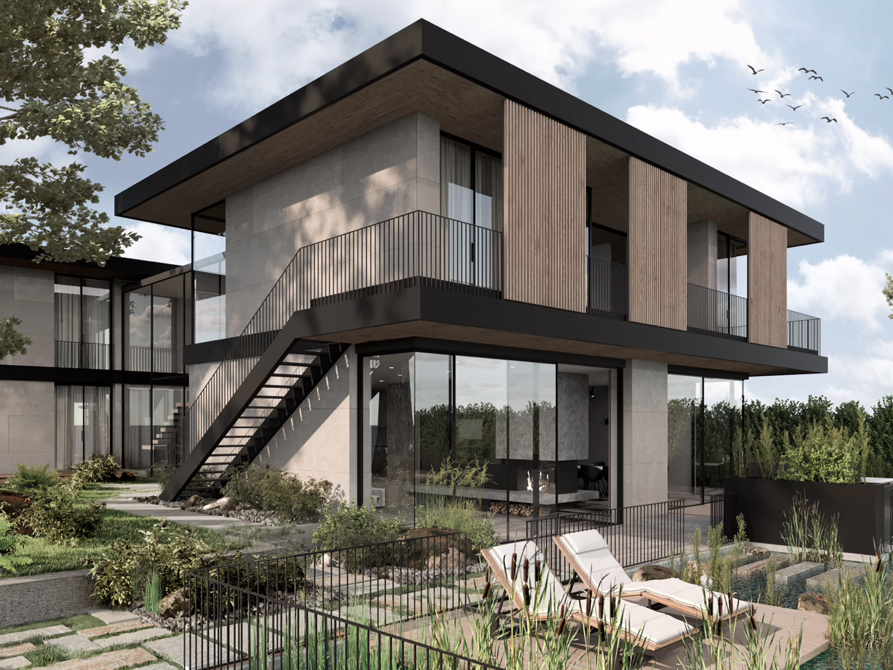 Quest Architekten - Neubau Einfamilienhaus B in Stephanskirchen