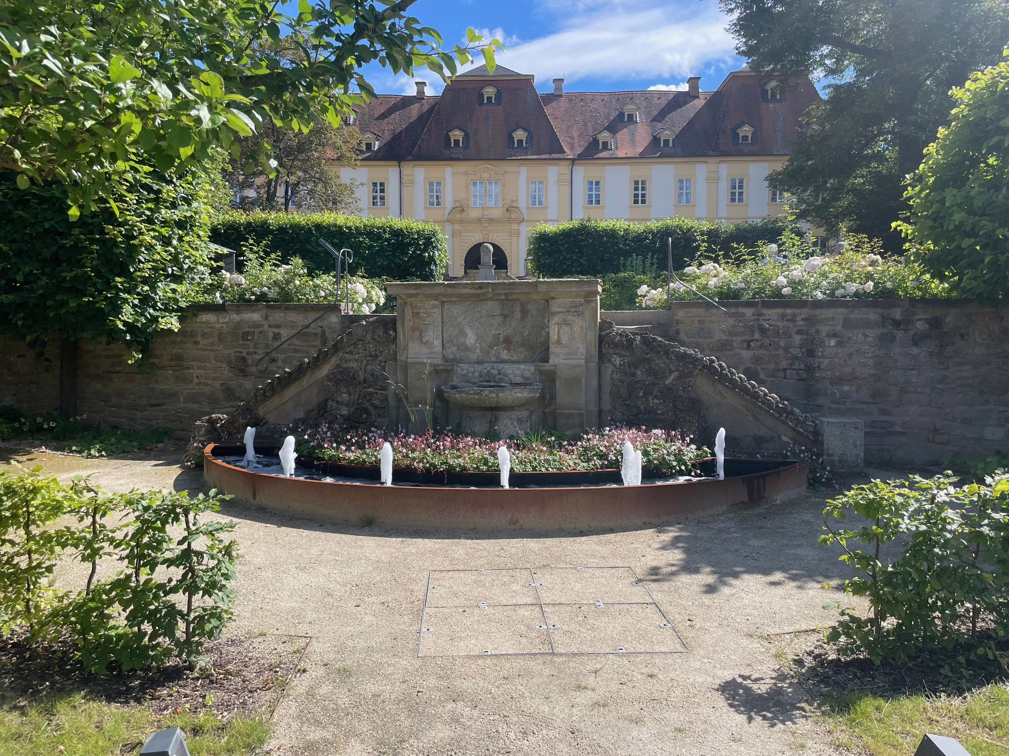 Referenzen ORCA - Schlosspark Oberschwappach - Terrassengarten
