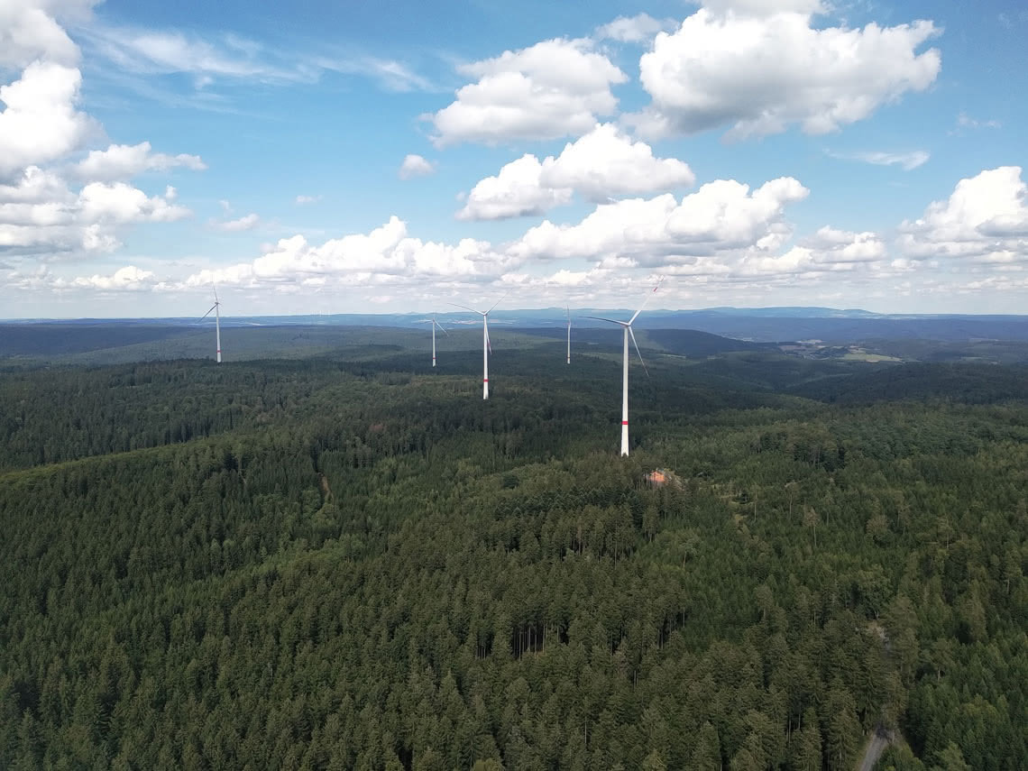 Referenzen Juwi Windpark Floersbachtal